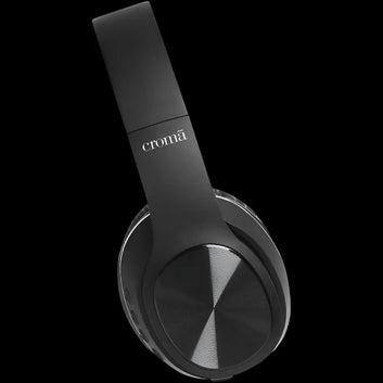 Bluetooth Headphone With Mic (Up To 16 Hours Playback, On Ear, Black)